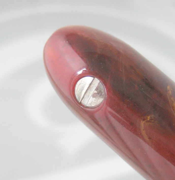 ปากกาลูกลื่น visconti collection van gogh ตัวด้ามอครีลิคลายน้ำตาลไม้ ชุดเหน็บและปาก steel ขัดเงา สภา 3