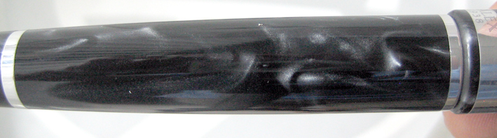 ปากกาหมึกแห้ง lalex collection ITALY ตัวด้ามอครีลิคลายหินดำสลับชุดเหน็บ silver 925 ลงยา ของใหม่ยังไม 8