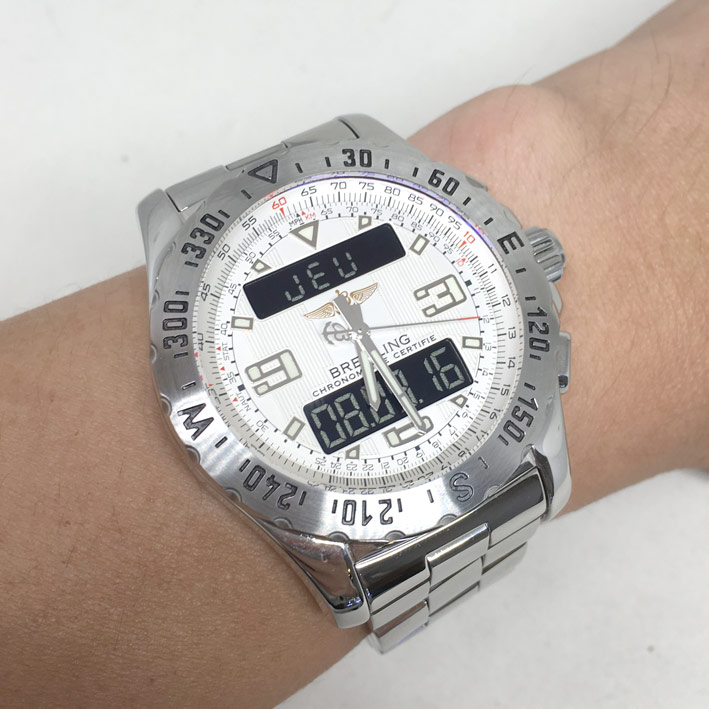 BREITLING AIRWOLF Digital Super Quartz ขนาดตัวเรือน 43.5 mm. (Fullset) 6