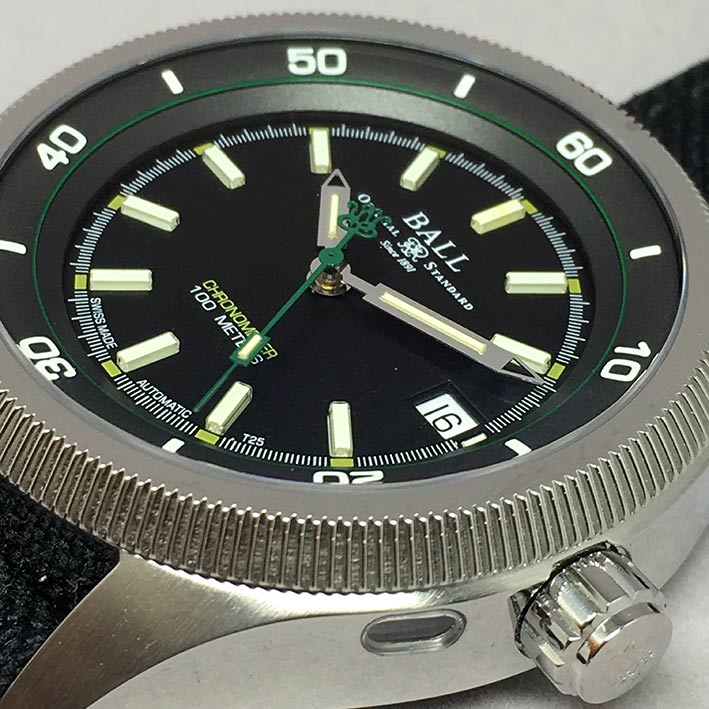 BALL WATCH Engineer II Magneto S Chronometer SIze 42mm หน้าปัดดำฝังแท่งแก๊สไลท์สว่างในตัวเองยาวนาน 2 2