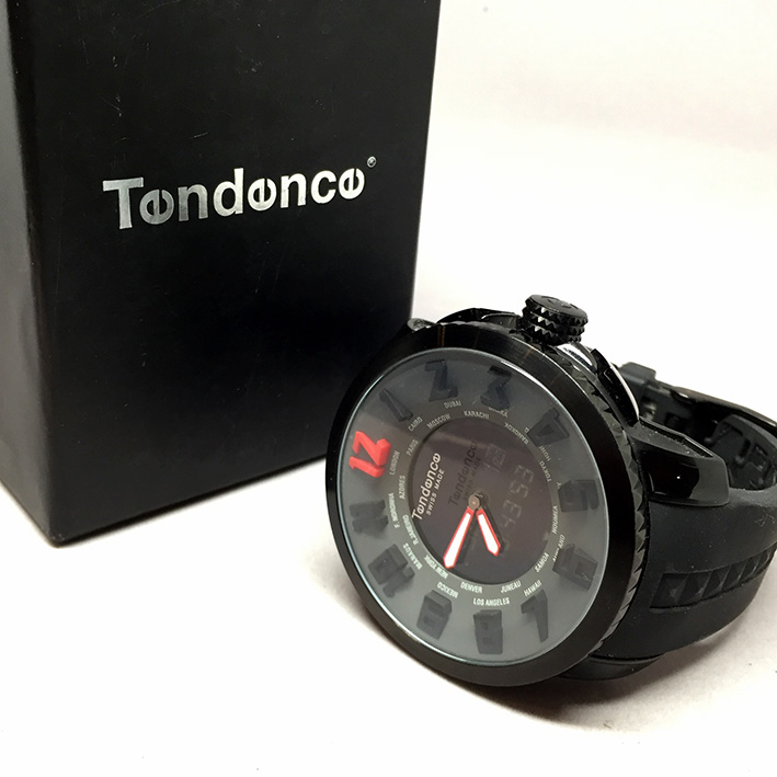 TENDENE World Time Back Digital Men's Watch Size 50 mm. (Fullset) 5