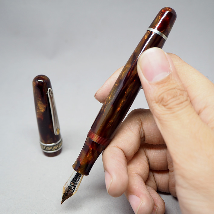 คู่ปากกาหมึกซึม และหมึกเคมี STIPULA Etruria Volterra Spacial Edition ด้ามหมึกซึมลายเส้นขนาด ปลากปากเ 1