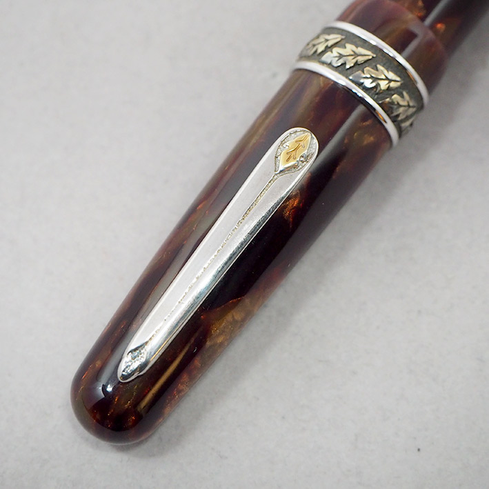 คู่ปากกาหมึกซึม และหมึกเคมี STIPULA Etruria Volterra Spacial Edition ด้ามหมึกซึมลายเส้นขนาด ปลากปากเ 5