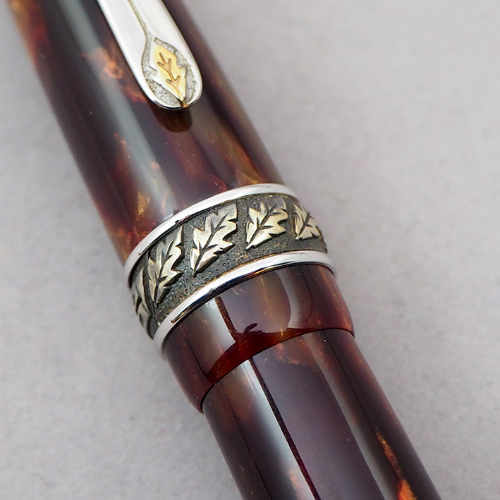 คู่ปากกาหมึกซึม และหมึกเคมี STIPULA Etruria Volterra Spacial Edition ด้ามหมึกซึมลายเส้นขนาด ปลากปากเ 6