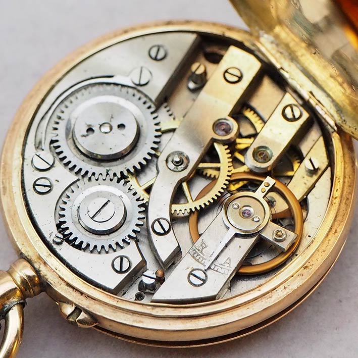 นาฬิกาพกไขลาน CYLINDRE 10 rubis pocket watch 1900 ขนาดตัวเรือน 33 mm. (Pre-owned) 4