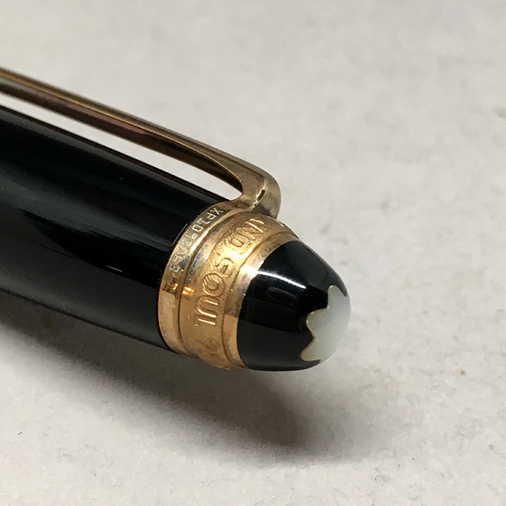 MONTBLANC Meisterstruck 75 Year 146 Limited 0808/1924 Anniversary Fountain pen วัสดุตัวด้าม Black Re 5