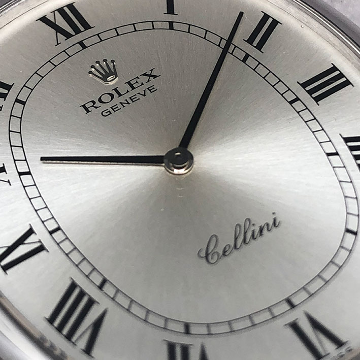 Pocket watch ROLEX Cellini 3729 ระบบไขลาน 18k White gold ขนาดตัวเรือน 33x45 mm. (Pre-owned) 2