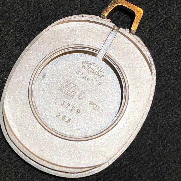 Pocket watch ROLEX Cellini 3729 ระบบไขลาน 18k White gold ขนาดตัวเรือน 33x45 mm. (Pre-owned) 6