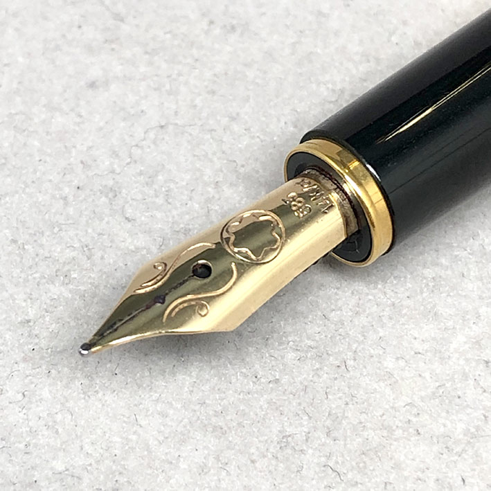 ปากกา Montblanc Classic Fountain Pen ตัวด้ามอครีลิคเขียวเข้มหัวเป็ด ระบบเติมหมึกแบบใหม่ ชุดเหน็บเครื 3