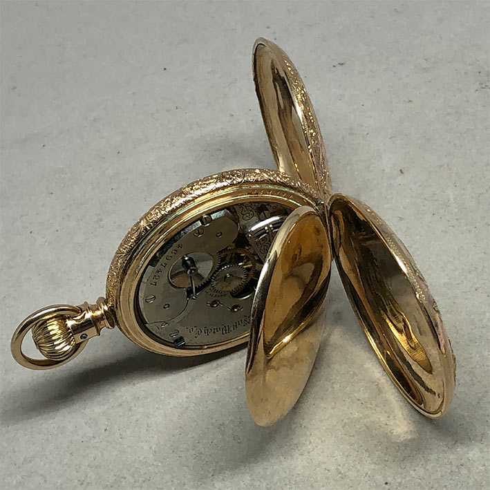 นาฬิกาพกไขลาน ELGIN NATL WATCH CO, pocket watch 1900 ขนาดตัวเรือน 51 mm ...