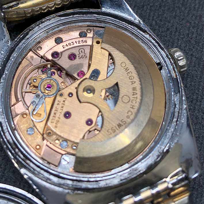 OMEGA Costellation date chronometer  ปี 1968 serial 27611633 ขนาด 36mm หน้าปัดบรอนซ์เงินเดิมประดับหล 5