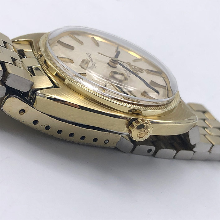 OMEGA Constellation Date 1968 Chronometer 18k Gold Plate ขนาด 35 mm. (Pre-owned) 4