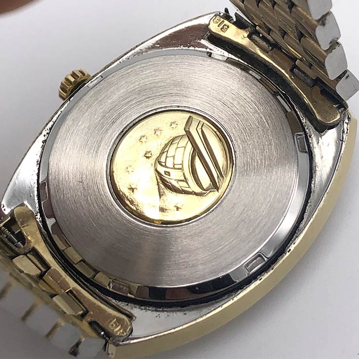 OMEGA Constellation Date 1968 Chronometer 18k Gold Plate ขนาด 35 mm. (Pre-owned) 5