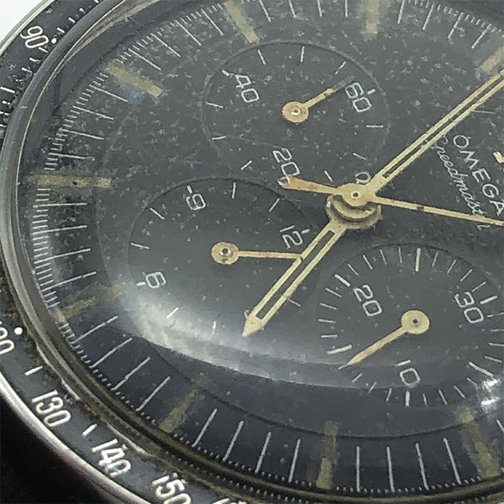 OMEGA 1967 Speedmaster Pre Moon 321 ขนาดตัวเรือน 42mm หน้าปัดดำพิมพ์พรายน้ำขีด (เดิมเก่าตามสภาพ) ป้า 2