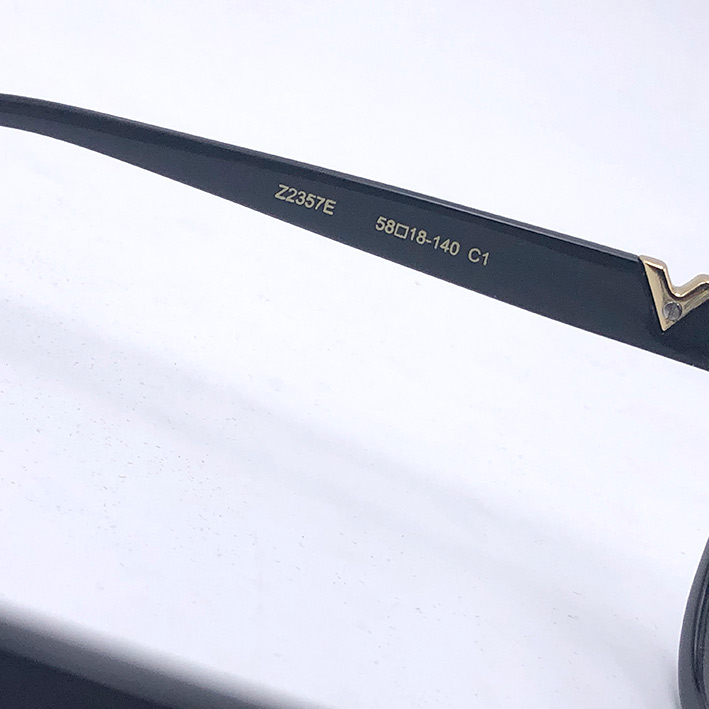 แว่นกันแดด LOUIS VUITTON Aviator Studded Z2357E Black 5