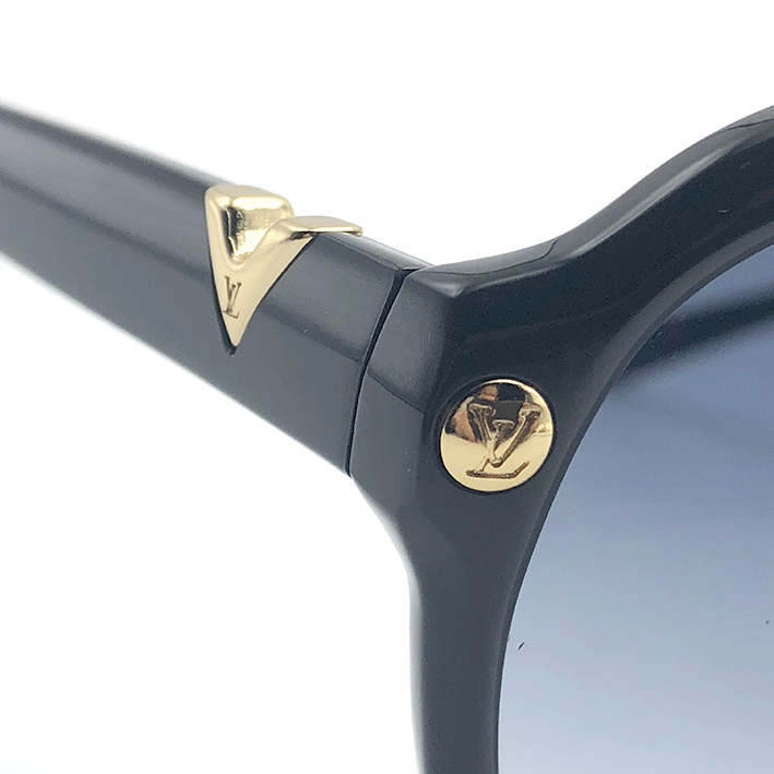 แว่นกันแดด LOUIS VUITTON Aviator Studded Z2357E Black 7