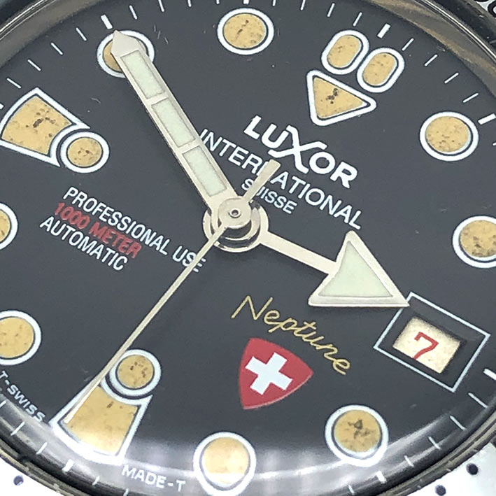 Military Watch LUXOR International Neptune Auto Size  37.5 mm. (Pre-owned) 1