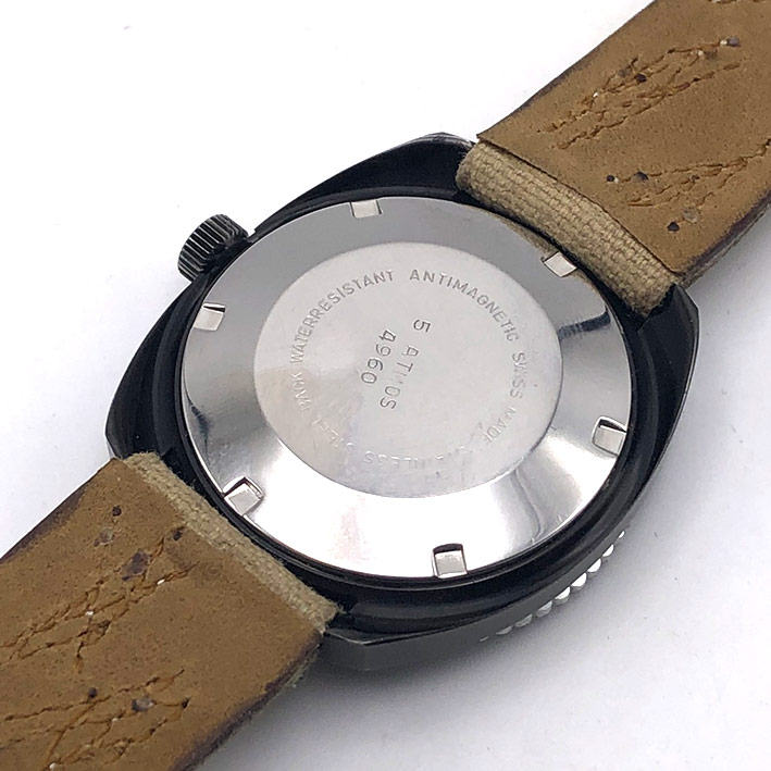 Military Watch LUXOR International Neptune Auto Size  37.5 mm. (Pre-owned) 4