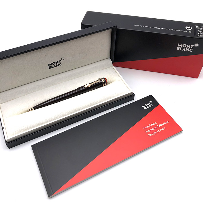 ปากกาหมึกแห้ง MONTBLANC Heritage 'Rouge et Noir' Special Edition Ballpoint pen (Pre-owned)