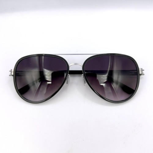 IC! BERLIN In Fashion Chrome Sunglasses Made In Germany (Pre-owned) 8