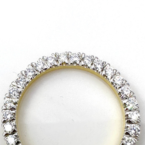 ขอบเพชรแท้สำหรับใส่ ROLEX Oyster Lady size 26 mm. ประดับเพชรแท้ 30 เม็ด 2