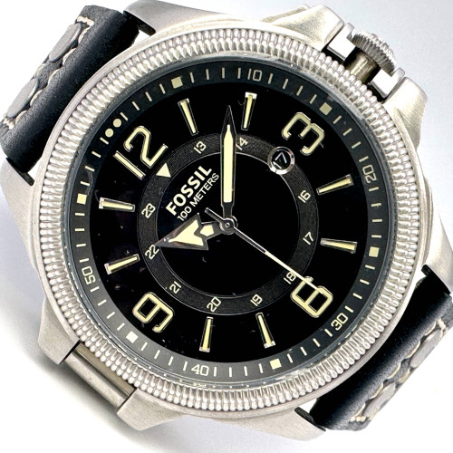 FOSSIL FS4978 Recruiter Paratrooper Quartz Date Size 45 mm. (New) 1