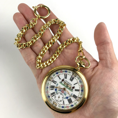 นาฬิกาพกไขลาน BUCHERER Pocket Watch 1900 ขนาด ตัวเรือน 52 mm.