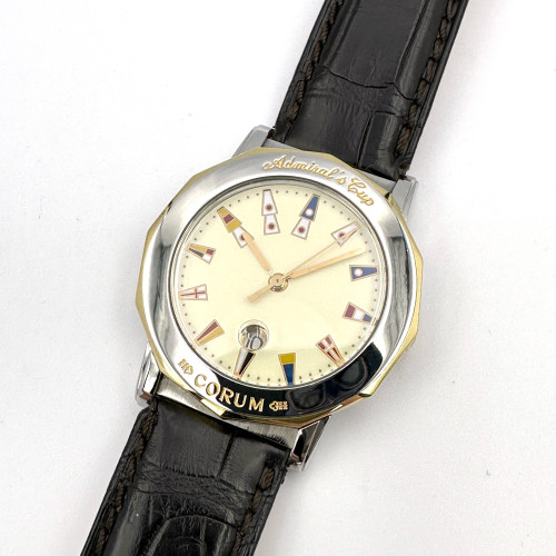 CORUM Admiral's Cup Quartz Date Size 33 mm. (Pre-owned)