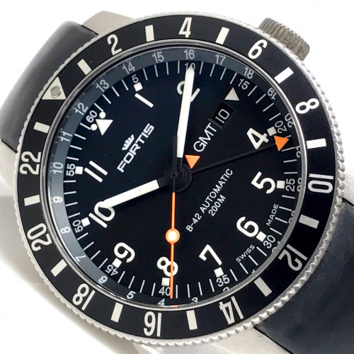 FORTIS B-42 GMT Official Cosmonauts 200m Auto Date ขนาดตัวเรือน 42 mm. 1