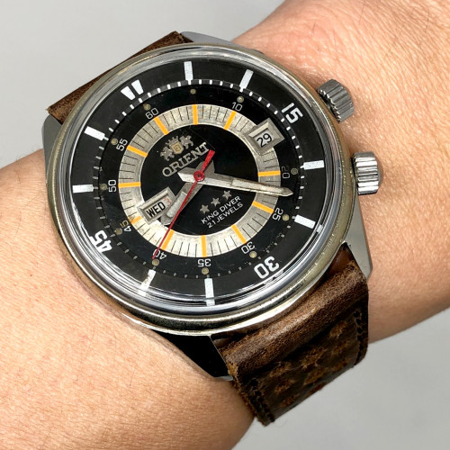 ORIENT King-Diver 21 Jewels Automatic Date Men's Watch ขนาดตัวเรือน 42 mm. (Pre-owned) 6