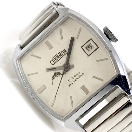 CORNAVIN 17 Jewels Shockproof Automatic Date ขนาดตัวเรือน 24x26 mm. (Pre-owned) 1
