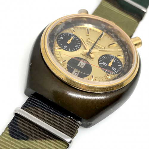CITIZEN Bullhead มดเอ็กซ์ 1970 Auto Chronograph Unisex ขนาด 38 mm. (Rare Item) 3