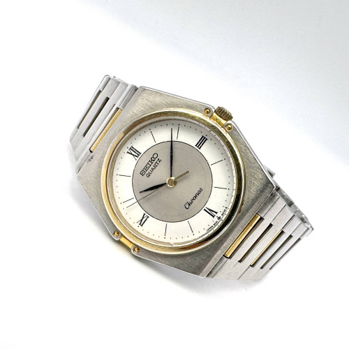 SEIKO Chronos 9021-6060 Year 1980s Quartz Size 31.5 mm. (Pre-owned)