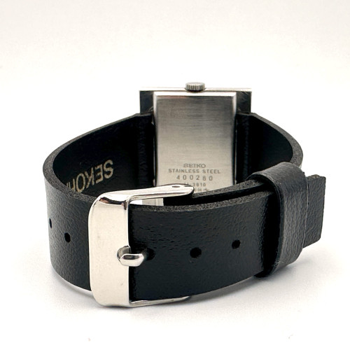 SEIKO Vintage 11-3810 ระบบไขลาน ใส่ได้ทั้งชาย-หญิง ขนาดตัวเรือน 30x25 mm. (Pre-owned) 6