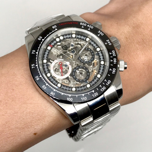 PAGANI DESIGN PD-1653 Day-Date Automatic Unisex ขนาดตัวเรือน 40 mm. (Fullset) 6