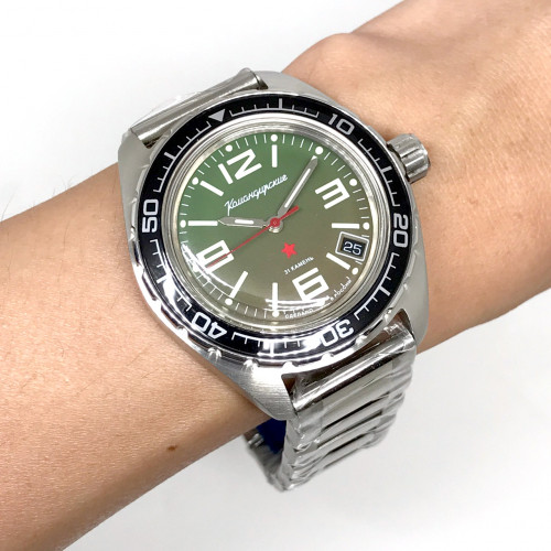 VOSTOK KOMANDIRSKIE Diver Watch 2416B ปี 2021 Automatic Date ขนาดตัวเรือน 42 mm. (New) 7