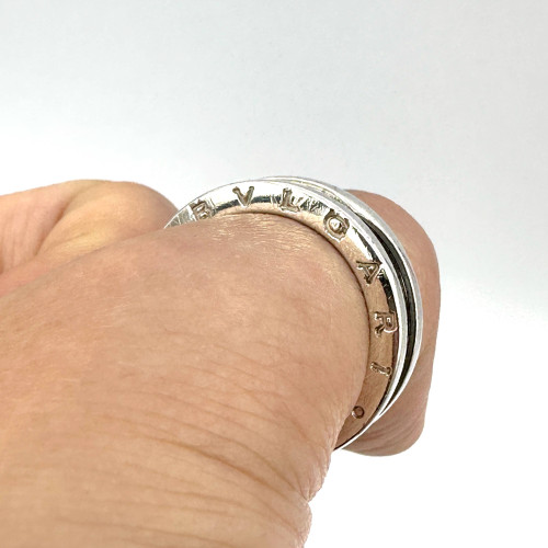 BVLGARI B.Zero1 Save the Children Silver 925 Ring Size 57 (Pre-owned) 5