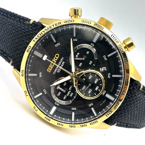 SEIKO Quartz Watch 50th Anniversary Special Edition Chrono Date Size 45 mm. (Pre-owned) 1