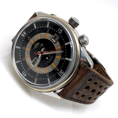 ORIENT King-Diver 21 Jewels Automatic Date Men's Watch ขนาดตัวเรือน 42 mm. (Pre-owned) 5