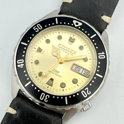 CITIZEN GN-4-S 100m Automatic Day-Date Size 36 mm. (Pre-owned) 1