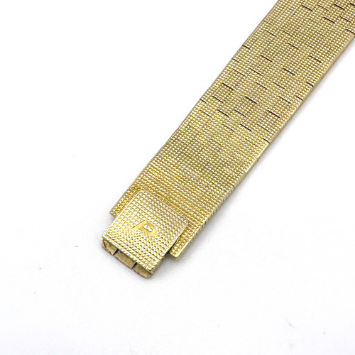 PIAGET Tiger Eye Dial 18k Yellow Gold 1970s Manual Winding Unisex Size 25x25 mm. (Rare item) 5