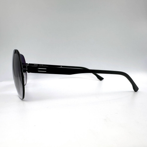 IC! BERLIN Flasco Black Sunglasses Made In Germany (Pre-owned) 2