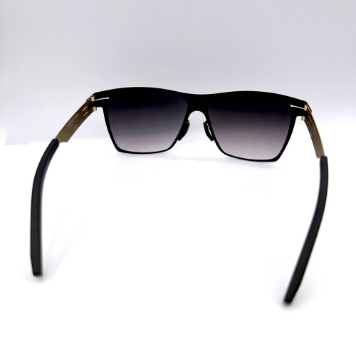 IC! BERLIN Dark Energy Black / Sun Gold 863424 Sunglasses Made In Germany (Pre-owned) 3