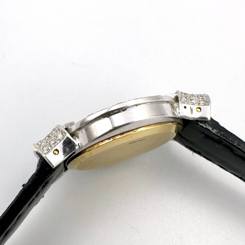ROLEX Cellini 4081 Year 1976 Winding 18k Gold Diamonds Lady Size 25 mm. (Pre-owned) 4