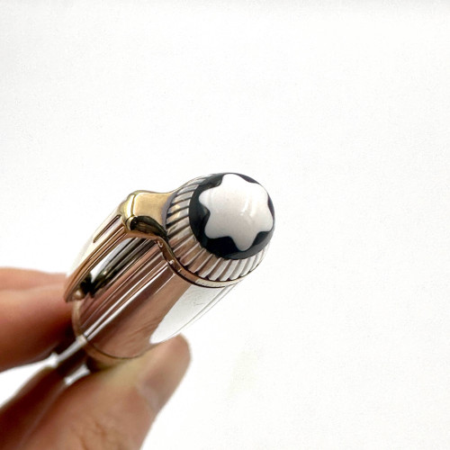 ปากกา MONTBLANC Meisterstuck 1631 Solitaire Doue Sterling Silver Rollerball Pen (Pre-owned) 7