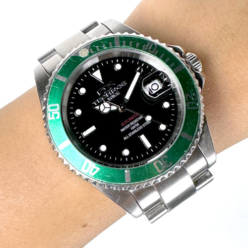 TECHNOS Swiss 100m Automatic Date ขนาดตัวเรือน 40 mm. (Pre-owned) 8