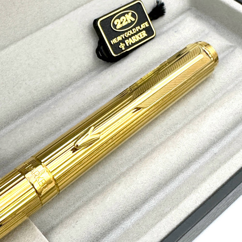 PARKER Classic 22k Heavy Gold Plate Fountain Pen (Pre-owned)