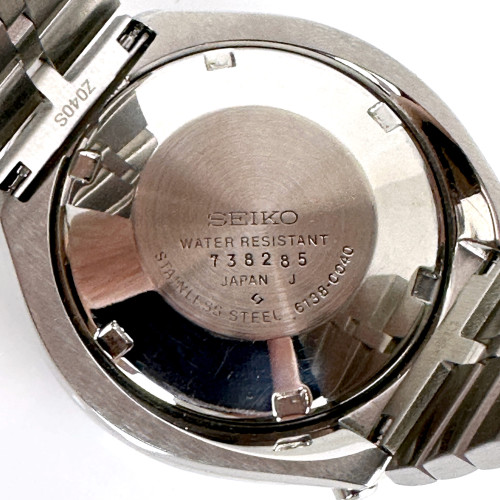 SEIKO Bullhead 6138-0040 มดแดง ปี 1977 Automatic Chronograph ขนาดตัวเรือน 46x43 mm. 6