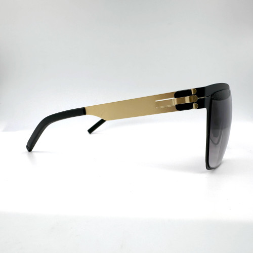 IC! BERLIN Dark Energy Black / Sun Gold 863424 Sunglasses Made In Germany (Pre-owned) 5