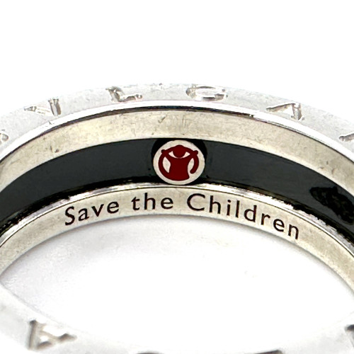 BVLGARI B.Zero1 Save the Children Silver 925 Ring Size 57 (Pre-owned) 2